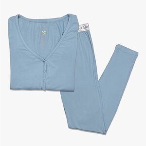 Soft Blue Women's Pajama Set
